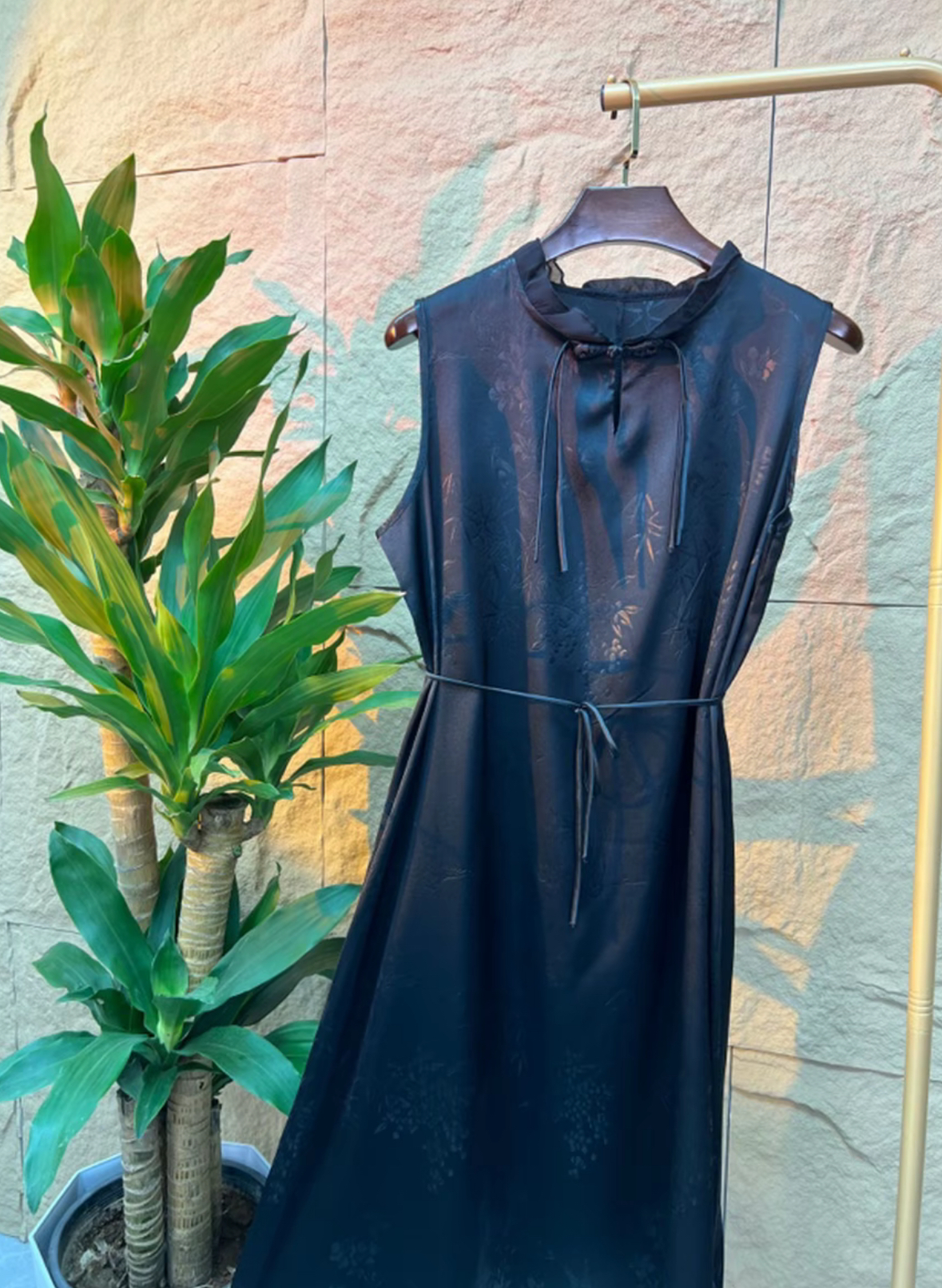 New Chinese-style cheongsam, loose and elegant, slimming yet elegant dress