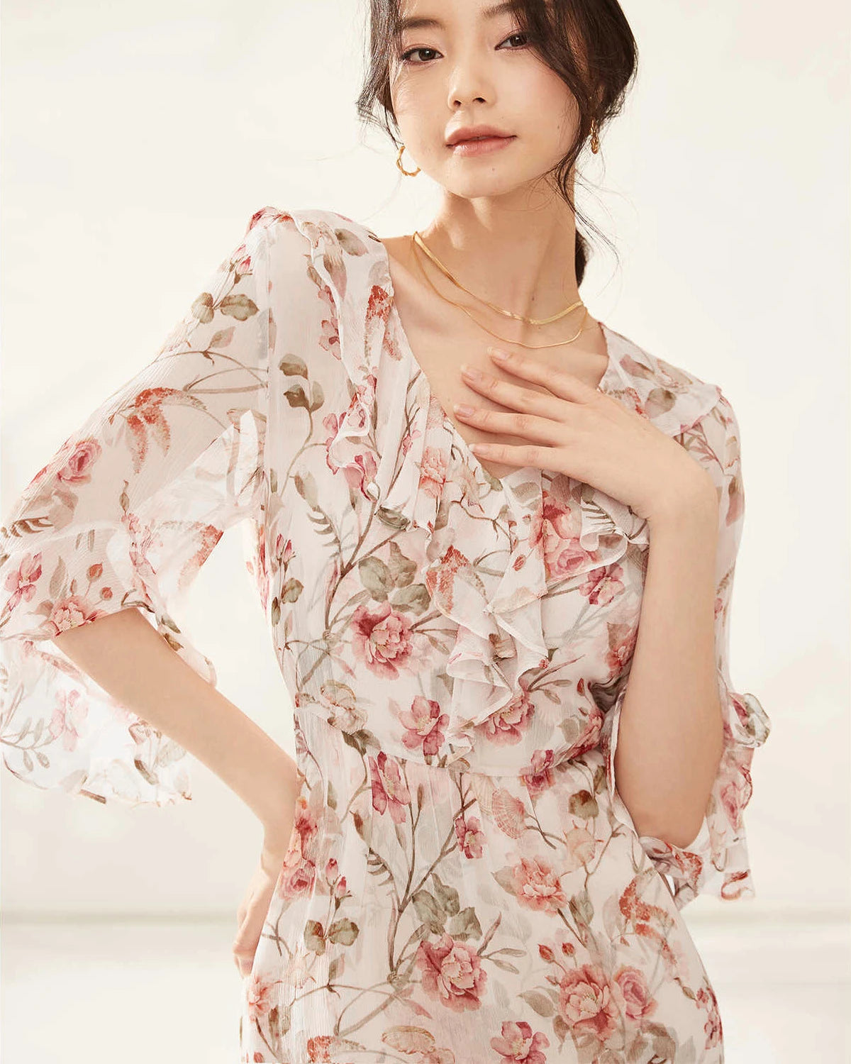 Silk Garden Party Dress