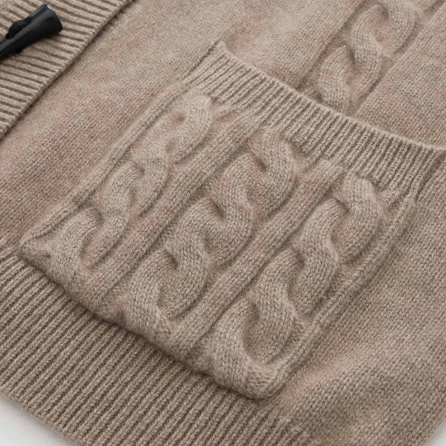 Cashmere Medium Length Cardigan