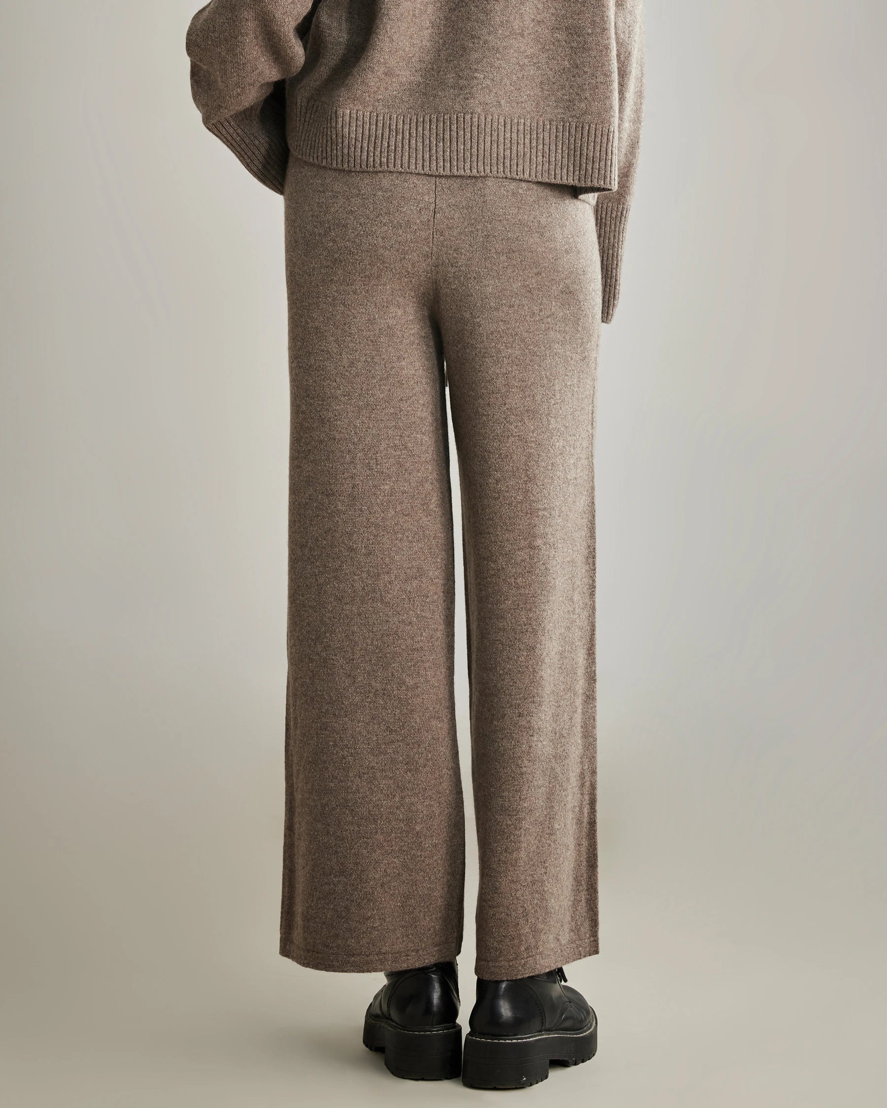 Women's Wide-Leg Cashmere Pants
