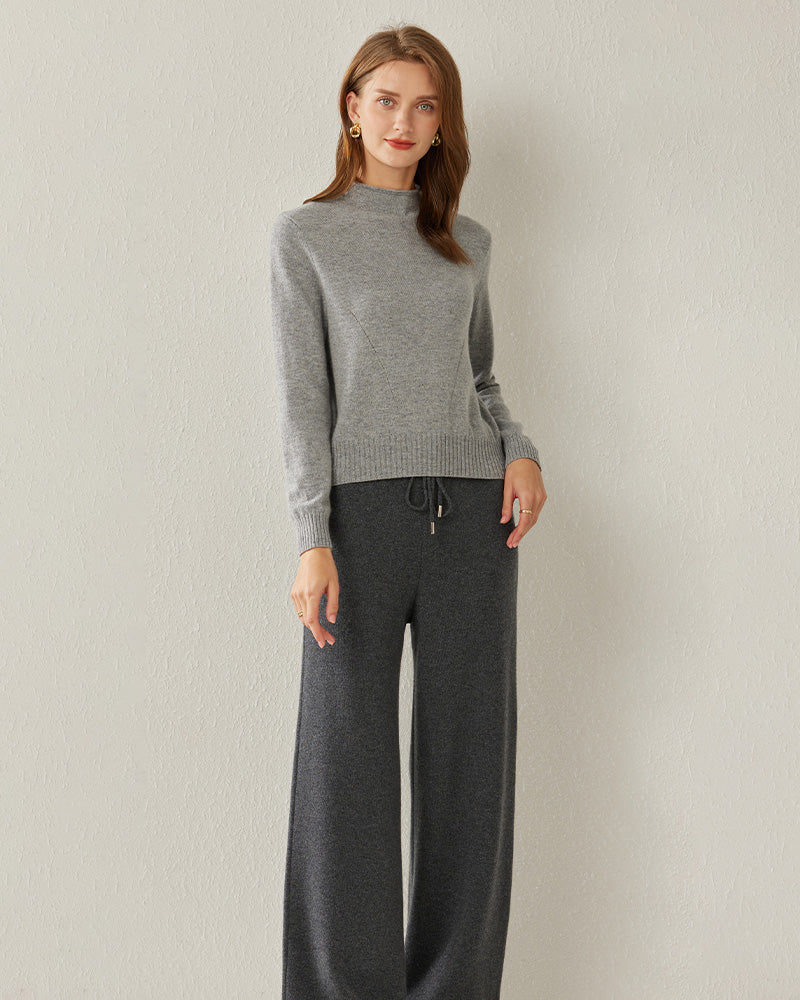 Women's Cashmere Mock Neck Sweater