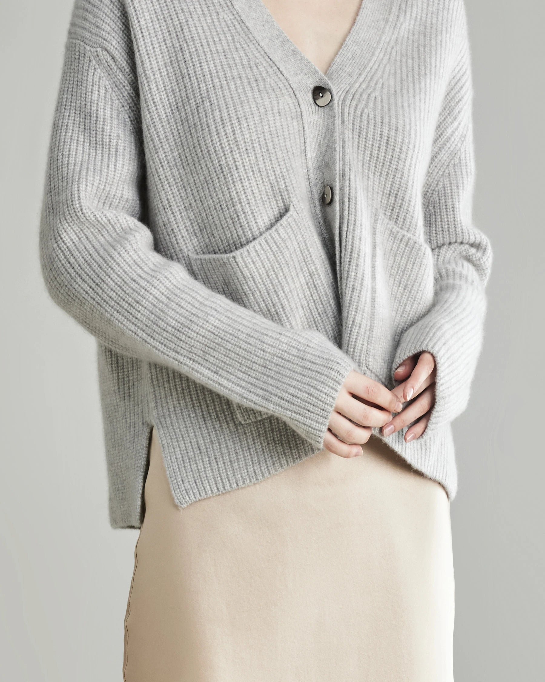 Cozy Cashmere Cardigan with Pockets