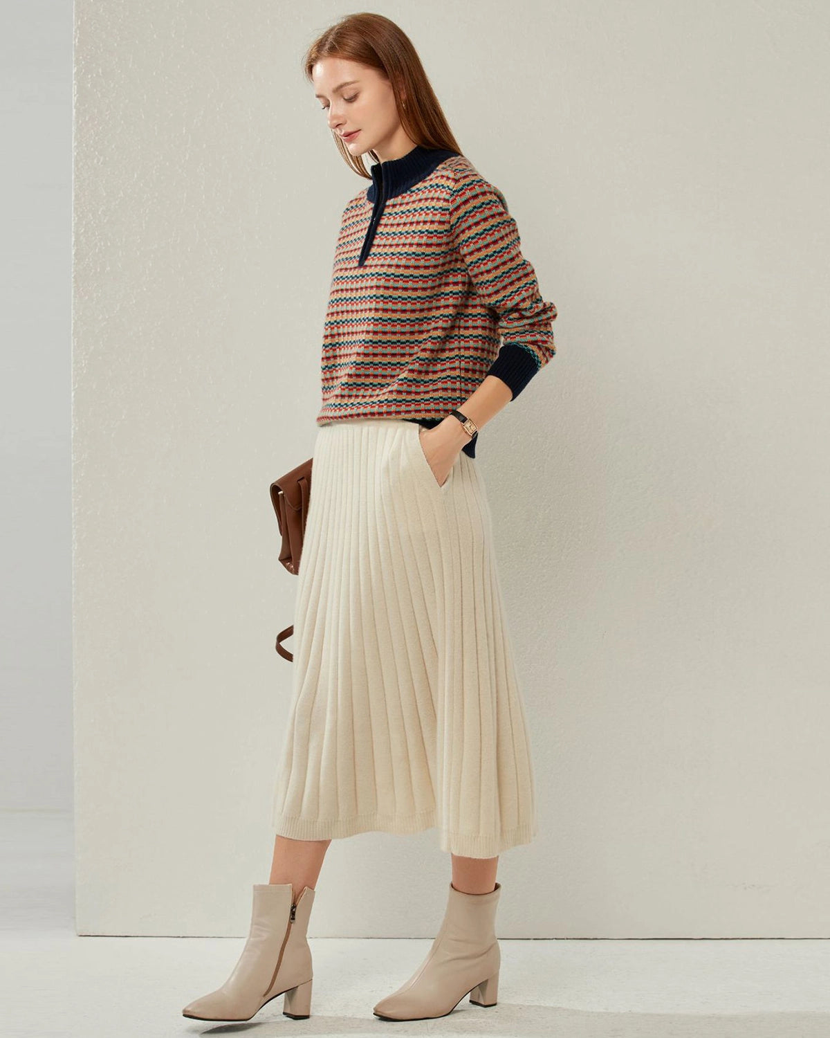 100% Cashmere Classical Turtleneck Sweater