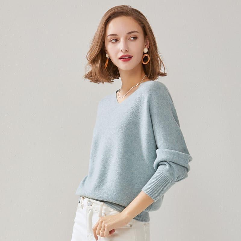 Loft V-Neck Cashmere Sweater