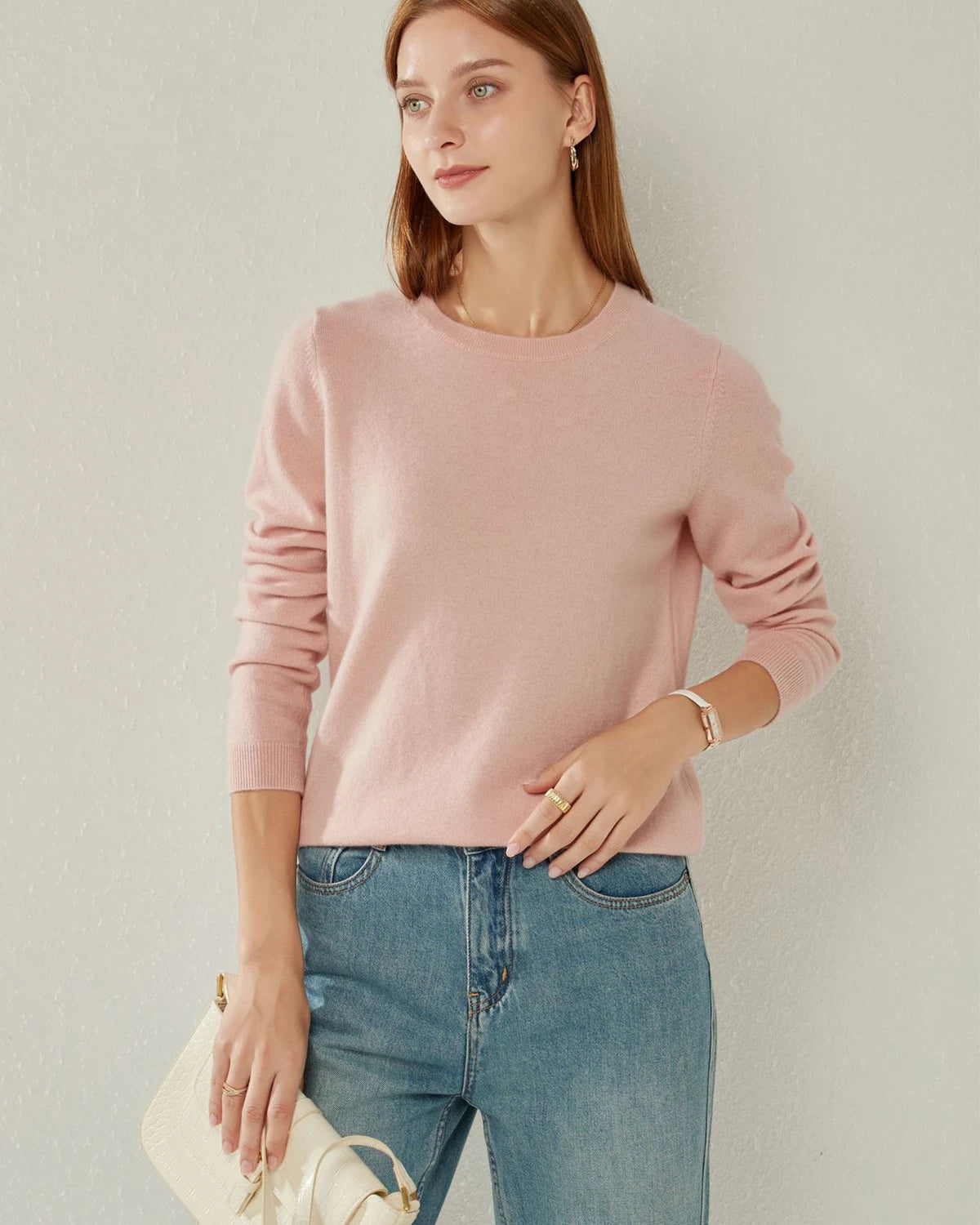 Crewneck Lightweight Cashmere Sweater