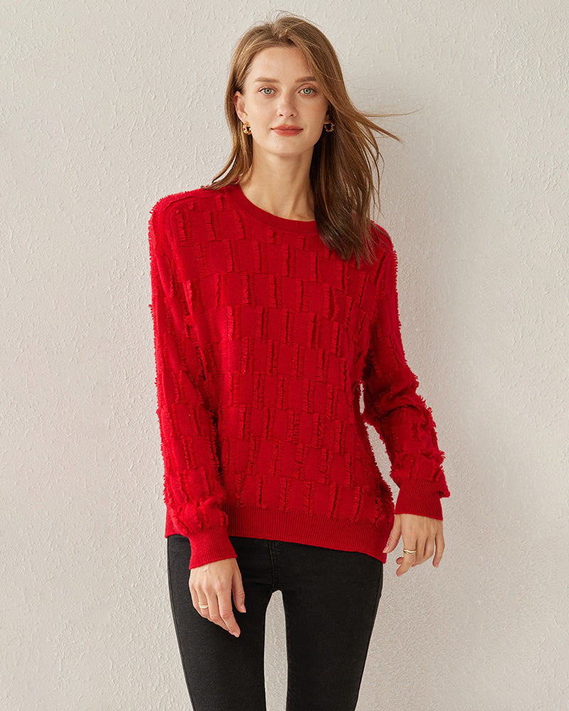 Crew Neck Luxe Cashmere Sweater
